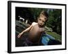 Portait of 4 Year Old Boy, Woodstock, New York, USA-Paul Sutton-Framed Photographic Print