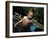 Portait of 4 Year Old Boy, Woodstock, New York, USA-Paul Sutton-Framed Photographic Print