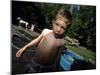 Portait of 4 Year Old Boy, Woodstock, New York, USA-Paul Sutton-Mounted Photographic Print
