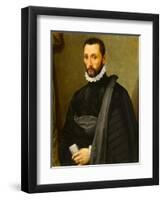 Portait of a Gentleman, 1575-Michele Di Ridolfo Tosini-Framed Giclee Print