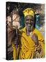 Portait of a Holy Man on Pilgrimage in Gonder, Gonder, Ethiopia, Africa-Gavin Hellier-Stretched Canvas