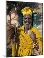 Portait of a Holy Man on Pilgrimage in Gonder, Gonder, Ethiopia, Africa-Gavin Hellier-Mounted Photographic Print