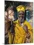 Portait of a Holy Man on Pilgrimage in Gonder, Gonder, Ethiopia, Africa-Gavin Hellier-Mounted Photographic Print