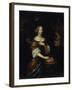 Portait of a Lady-(Workshop of) Caspar Netscher-Framed Giclee Print
