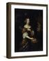 Portait of a Lady-(Workshop of) Caspar Netscher-Framed Giclee Print