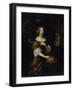 Portait of a Lady-(Workshop of) Caspar Netscher-Framed Giclee Print