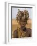 Portait of a Mursi Girl with Clay Lip Plate, Lower Omo Valley, Ethiopia-Gavin Hellier-Framed Photographic Print