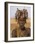Portait of a Mursi Girl with Clay Lip Plate, Lower Omo Valley, Ethiopia-Gavin Hellier-Framed Photographic Print