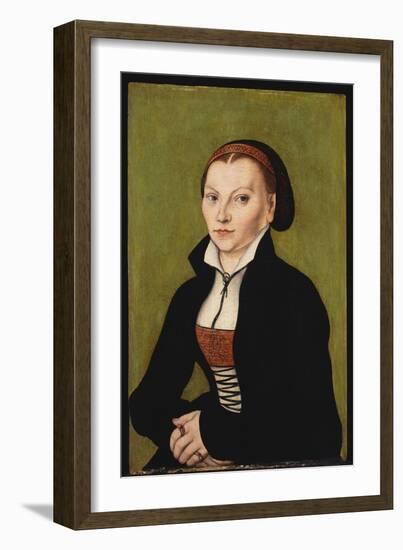 Portait of Katharina Von Bora-Lucas Cranach the Elder-Framed Giclee Print