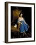 Portait of Luisa Negroni Prati Morosini as a Child-Francesco Hayez-Framed Giclee Print