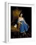 Portait of Luisa Negroni Prati Morosini as a Child-Francesco Hayez-Framed Giclee Print