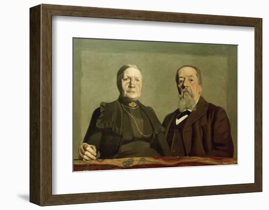 Portait of the Artist's Parents, 1902-Félix Vallotton-Framed Giclee Print