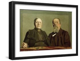 Portait of the Artist's Parents, 1902-Félix Vallotton-Framed Giclee Print