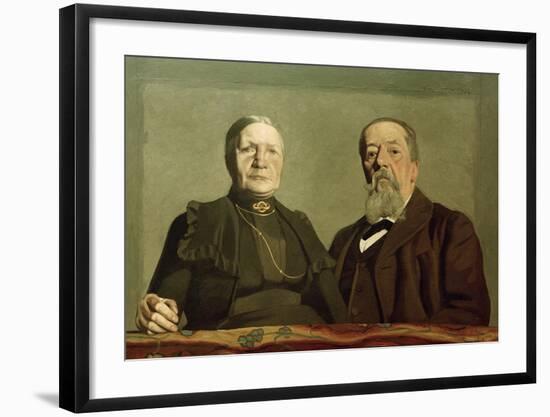 Portait of the Artist's Parents, 1902-Félix Vallotton-Framed Giclee Print