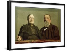 Portait of the Artist's Parents, 1902-Félix Vallotton-Framed Giclee Print