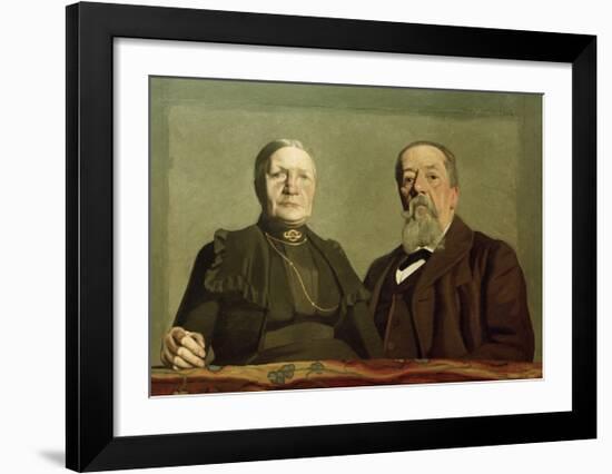 Portait of the Artist's Parents, 1902-Félix Vallotton-Framed Giclee Print