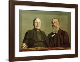 Portait of the Artist's Parents, 1902-Félix Vallotton-Framed Giclee Print