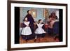 Portait of the Bellelli Family-Edgar Degas-Framed Premium Giclee Print