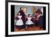 Portait of the Bellelli Family-Edgar Degas-Framed Premium Giclee Print