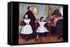 Portait of the Bellelli Family-Edgar Degas-Framed Stretched Canvas