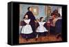 Portait of the Bellelli Family-Edgar Degas-Framed Stretched Canvas