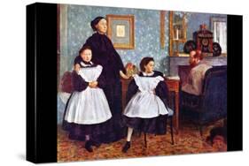 Portait of the Bellelli Family-Edgar Degas-Stretched Canvas