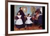 Portait of the Bellelli Family-Edgar Degas-Framed Art Print