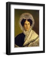 Portait of The-Alfred Rethel-Framed Giclee Print