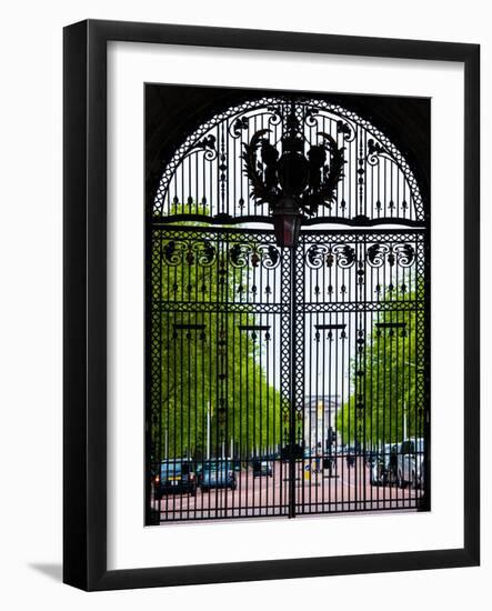 Portal Admiralty Arch - Buckingham Palace and The Mall View - London - England - United Kingdom-Philippe Hugonnard-Framed Art Print