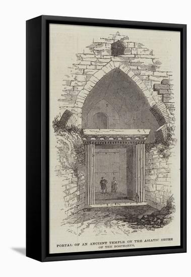 Portal of an Ancient Temple on the Asiatic Shore of the Bosphorus-null-Framed Stretched Canvas