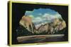 Portal of Grandeur view of Yosemite Valley - Yosemite, CA-Lantern Press-Stretched Canvas