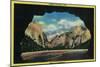 Portal of Grandeur view of Yosemite Valley - Yosemite, CA-Lantern Press-Mounted Art Print