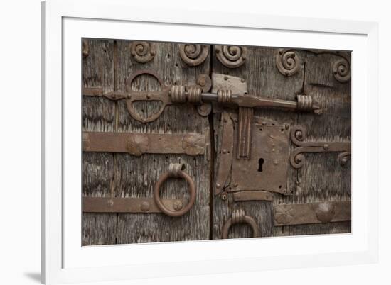 Portal of Romanesque Church of Saint-Saturnin, Boule-D'Amont, Languedoc-Roussillon, France-Pol M.R. Maeyaert-Framed Photographic Print