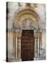 Portal of San Leonardo Abbey in Lama Volara, Manfredonia, Apulia, Italy, 12th Century-null-Stretched Canvas