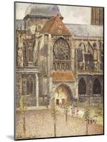 Portal of the Church of the Saint-Jaques in Dieppe; Portail de l'Eglise Saint-Jaques a Dieppe, 1901-Camille Pissarro-Mounted Giclee Print