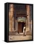 Portal of the Green Mosque (Oil on Canvas)-Jean Leon Gerome-Framed Stretched Canvas