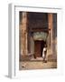 Portal of the Green Mosque (Oil on Canvas)-Jean Leon Gerome-Framed Giclee Print