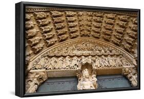 Portal of the Virgin dating from the 13th century, Metz Cathedral, Metz, Lorraine, France-Godong-Framed Photographic Print