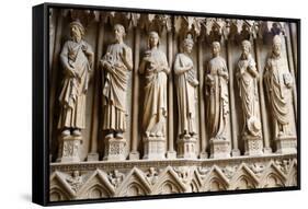 Portal of the Virgin dating from the 13th century, Metz Cathedral-Godong-Framed Stretched Canvas