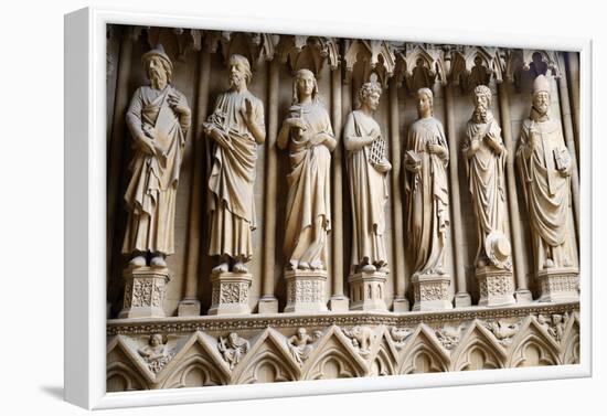 Portal of the Virgin dating from the 13th century, Metz Cathedral-Godong-Framed Photographic Print