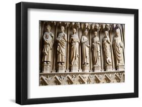 Portal of the Virgin dating from the 13th century, Metz Cathedral-Godong-Framed Photographic Print