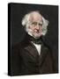 Portarit by Martin Van Buren (1782-1862) Lawyer and Politician, President of the United States - Co-null-Stretched Canvas