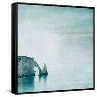 Porte d'aval & Aiguille - Normandy-Dirk Wuestenhagen-Framed Stretched Canvas