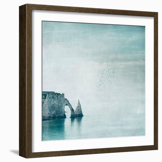 Porte d'aval & Aiguille - Normandy-Dirk Wuestenhagen-Framed Art Print