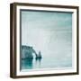 Porte d'aval & Aiguille - Normandy-Dirk Wuestenhagen-Framed Art Print