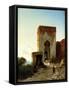 Porte De Justice, Alhambra, Granada-Francois Antoine Bossuet-Framed Stretched Canvas