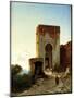 Porte De Justice, Alhambra, Granada-Francois Antoine Bossuet-Mounted Giclee Print