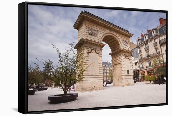 Porte Guillaume and Place Darcy in the Centre of Dijon, Burgundy, France, Europe-Julian Elliott-Framed Stretched Canvas