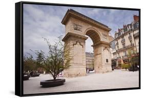 Porte Guillaume and Place Darcy in the Centre of Dijon, Burgundy, France, Europe-Julian Elliott-Framed Stretched Canvas