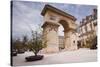 Porte Guillaume and Place Darcy in the Centre of Dijon, Burgundy, France, Europe-Julian Elliott-Stretched Canvas